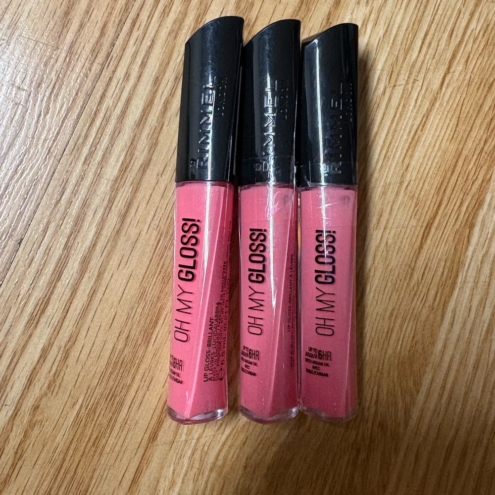 Rimmel London Oh My Gloss! Lip Gloss - Vibrant Pink Trio